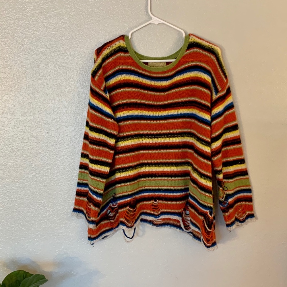 Wildfox Distressed Sweater
